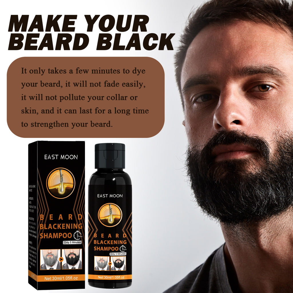 White To Black Shampoo Men's Hair Cleaning Thick Moisturizing Care