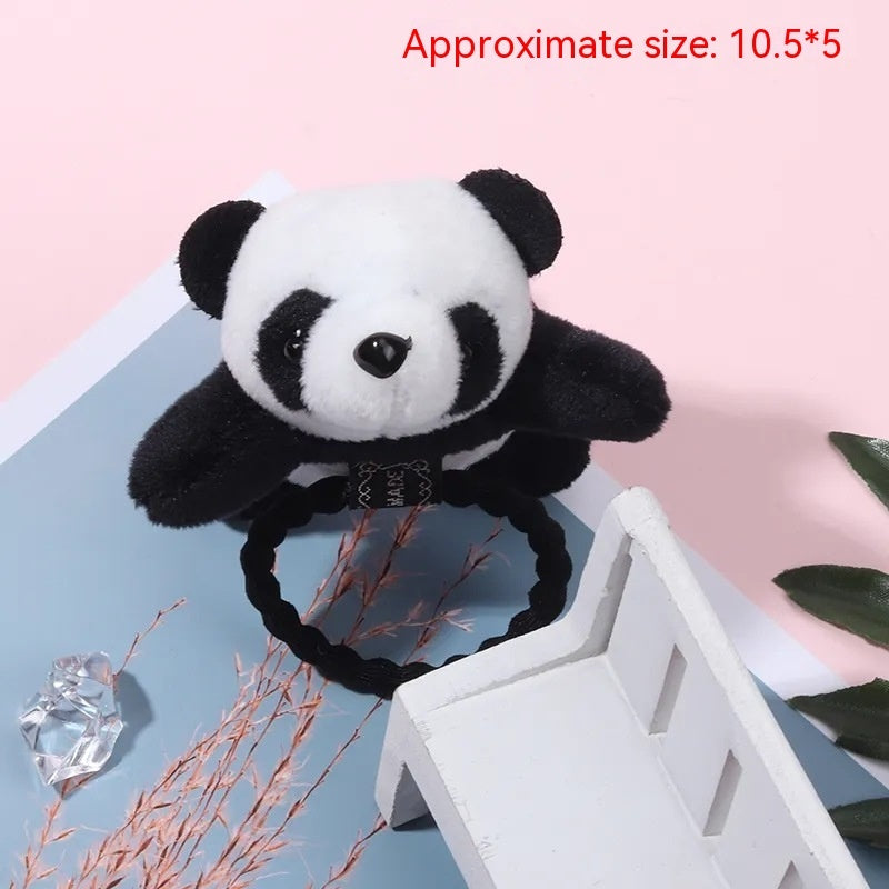Cute Cartoon Plush Panda Headband Hair Accessories