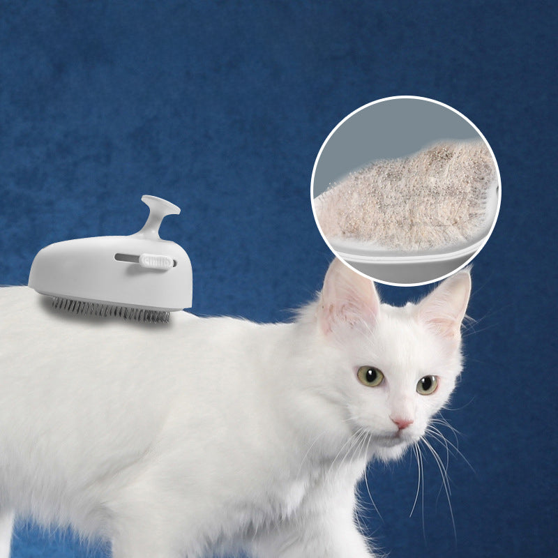 Cat Steam Brush For Shedding Self Cleaning Cat Brush With Steam Rechargeable Pet Steam Brush Mist Brush Comb For Indoor Cats Cat Hair Brush Steamy Cat Brush For Short Long Haired Pets