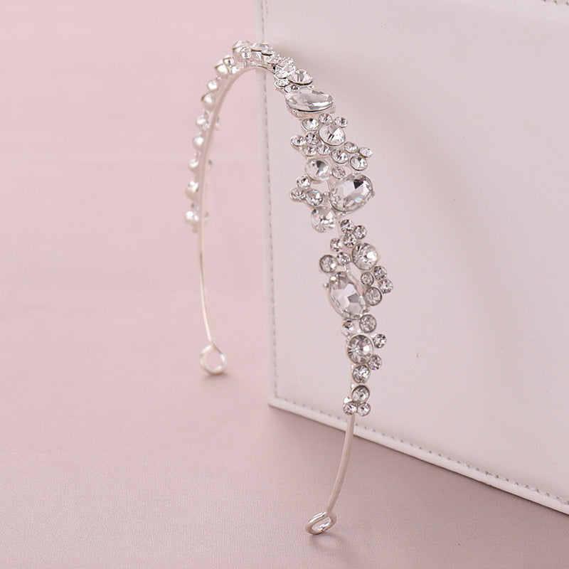 Women's Fashion Rhinestone Hair Hoop Crown