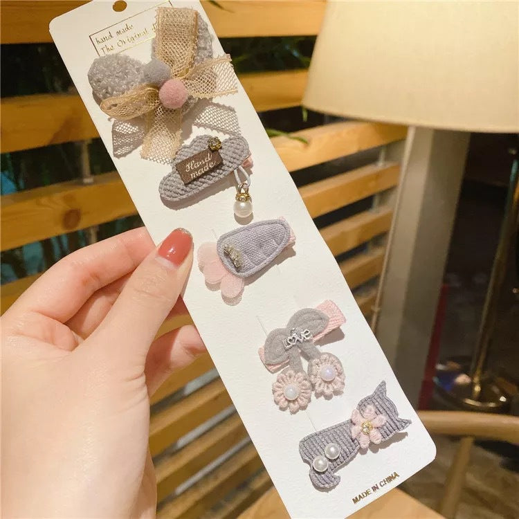 Cute Lace Princess Baby Bangs Clip Hairpin