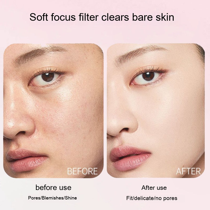 Not Easy To Makeup Delicate And Smooth Skin Feeling Milk Invisible Pores Not Stuck Powder Liquid Foundation