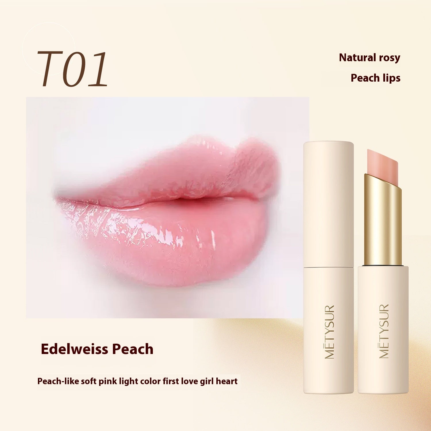 Metysur Casual Moisturizing Temperature Change Lipstick
