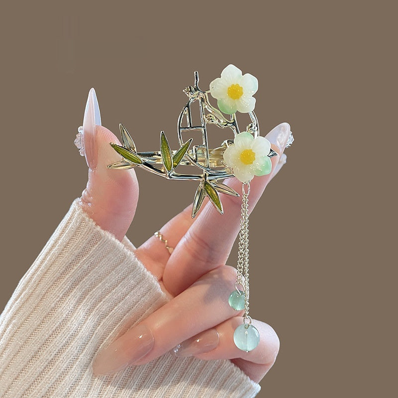 Clip Hairware Full Diamond Wheat Grip