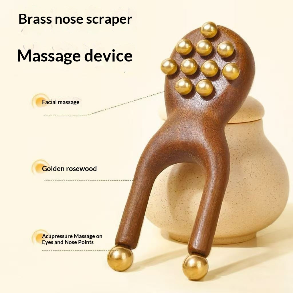 Massage Comb Head And Meridian Care Sandalwood Comb