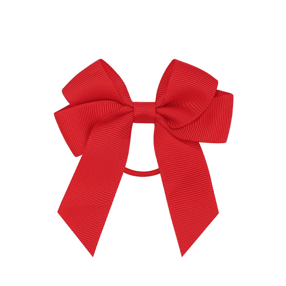 Handmade Baby Double-layer Polyester Ribbon Satin Bow Children's Hair Clip Accessories