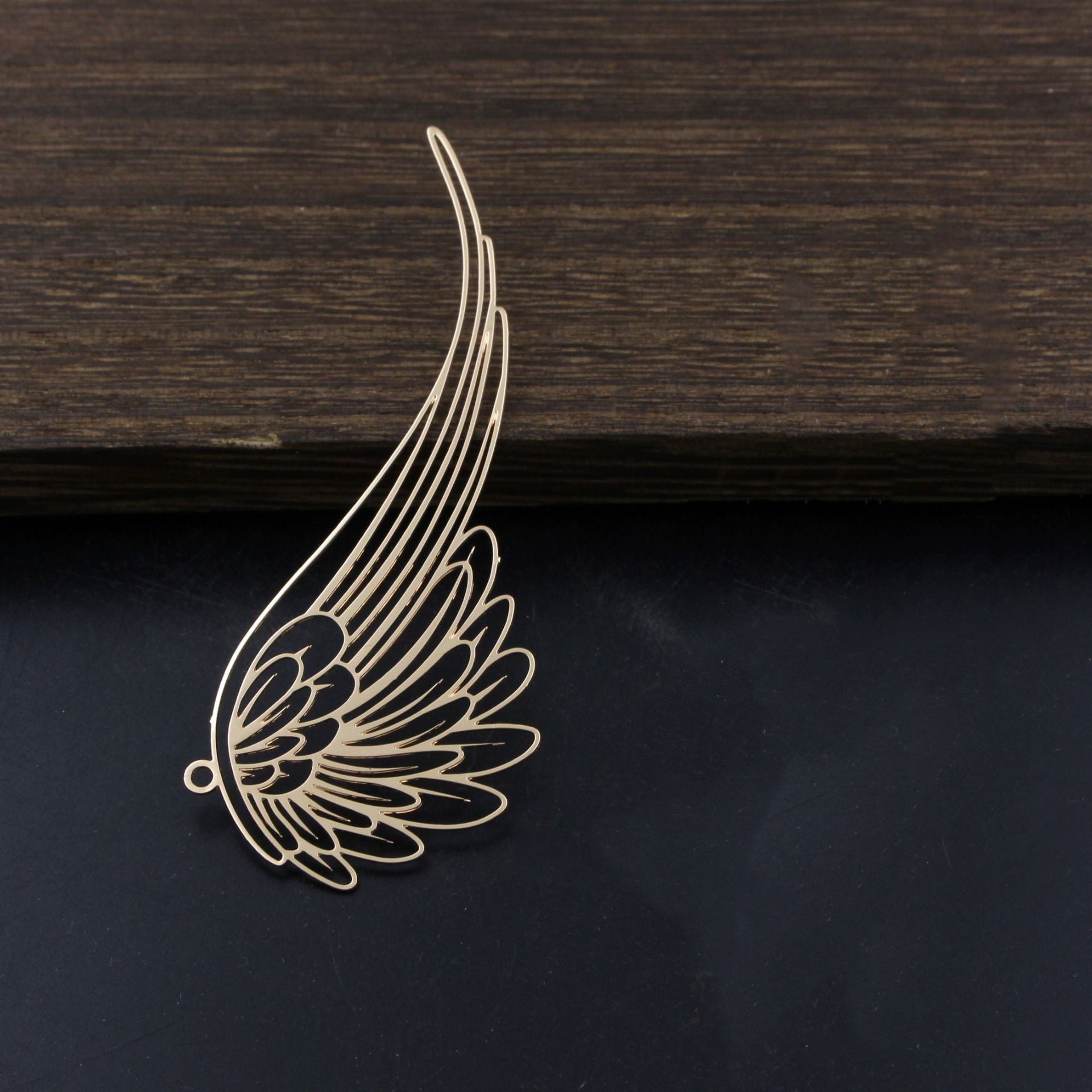 Jewelry Accessories Pure Copper Corrosion Wing Flower Pendant