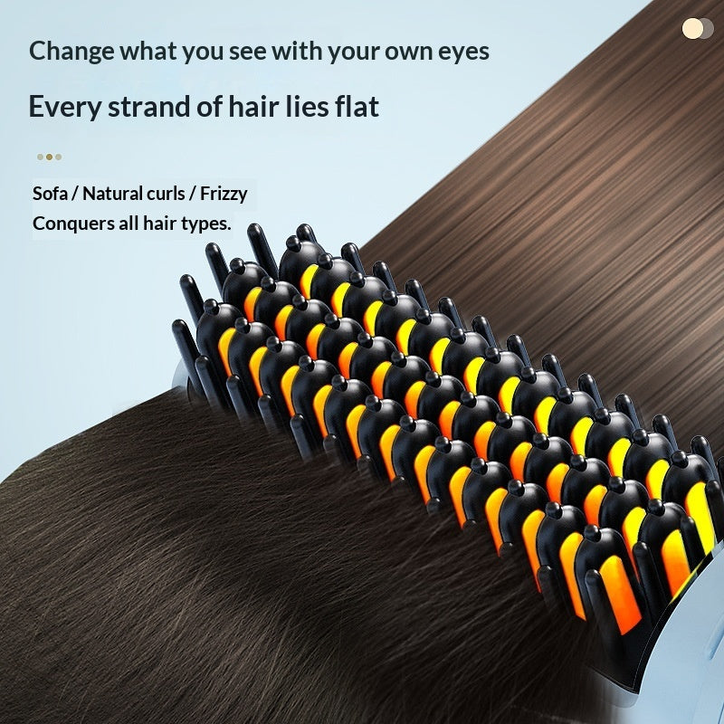 New Straightening Comb   Volumizing Flat Iron