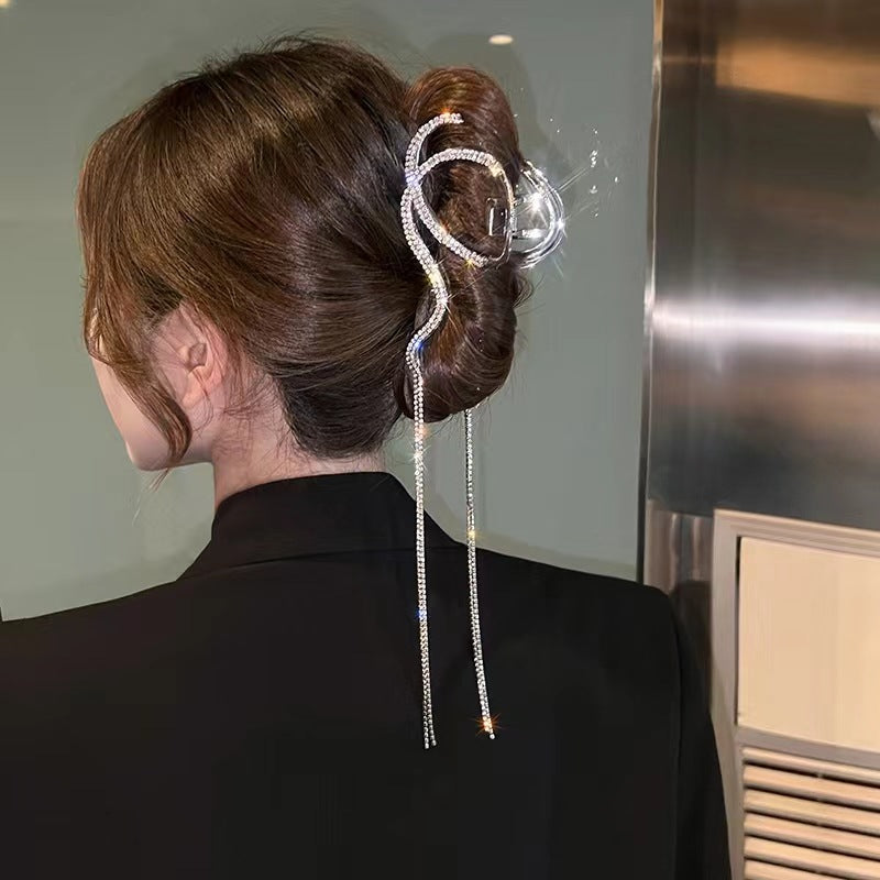 Diamond Tassel Grip Clip Advanced Sense Hair