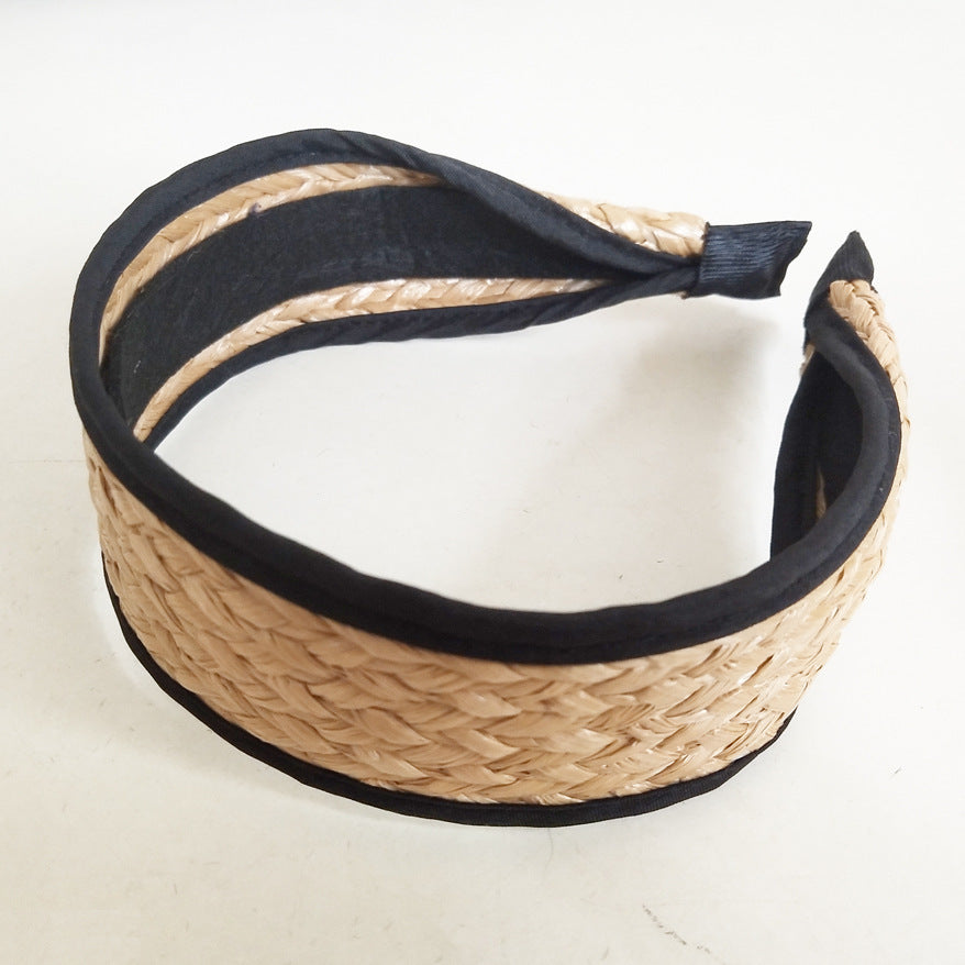 Korean Style Fashion Temperament Straw Braided Headband