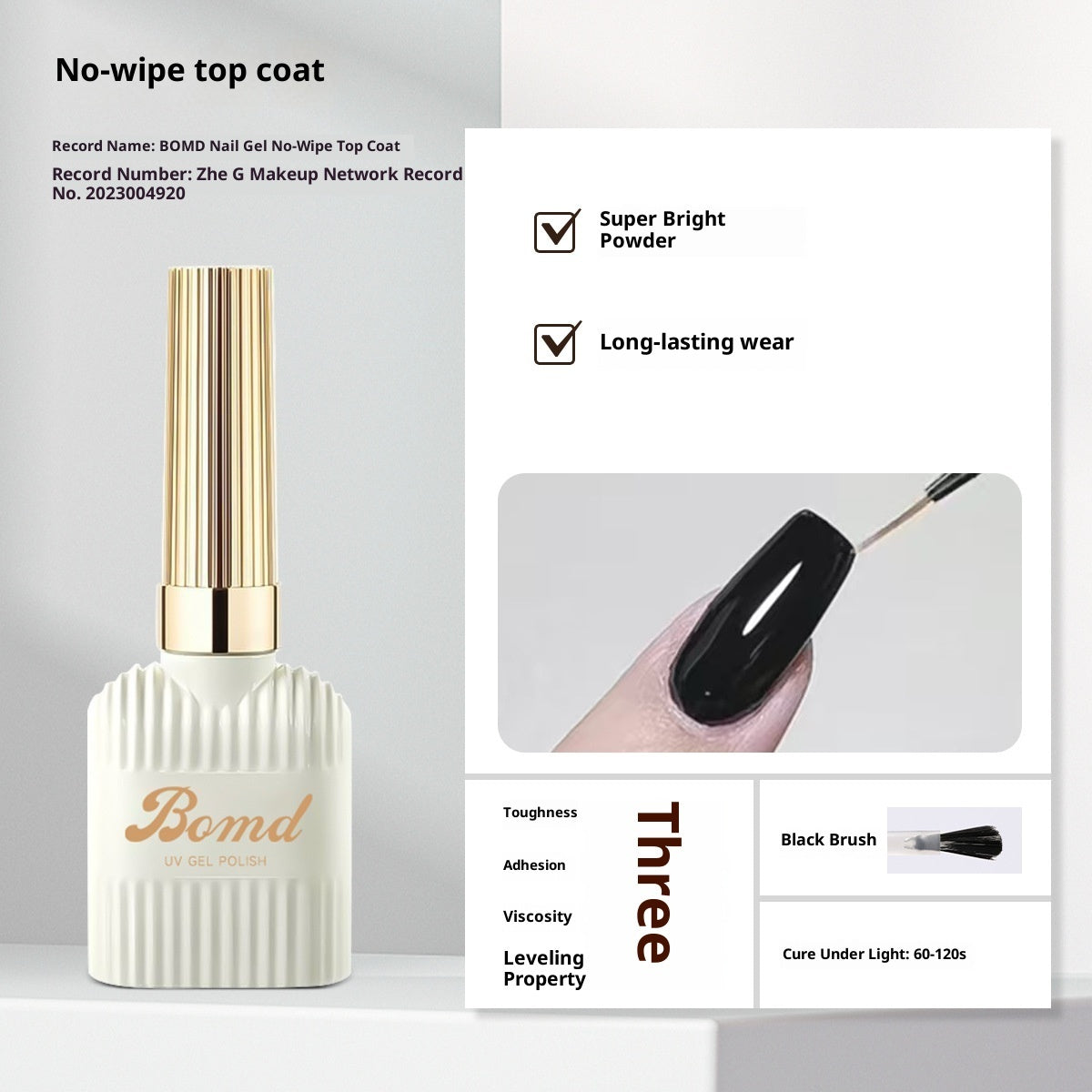 Bomd Construction Of Nail Polish Adhesive By Smudging Of Primer And Seal Coat
