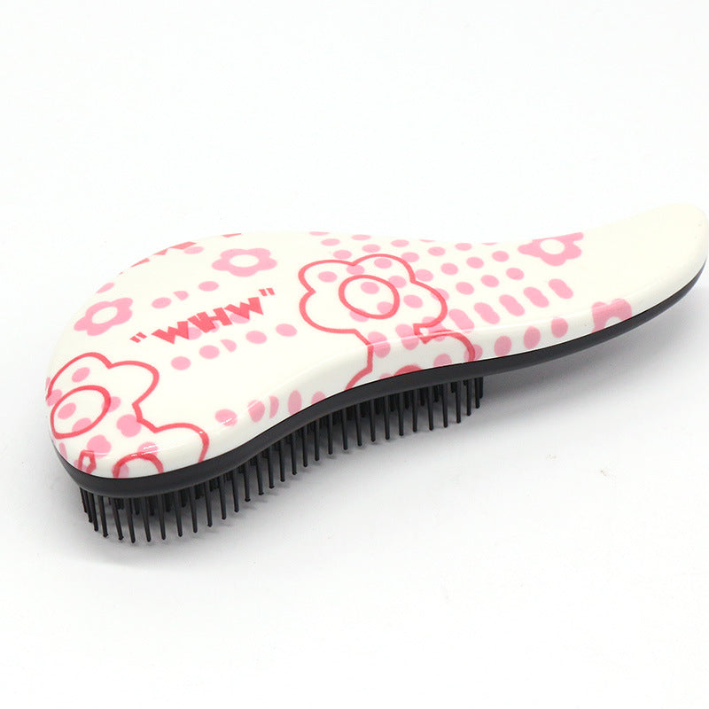 Color Straight Hair Plastic Comb