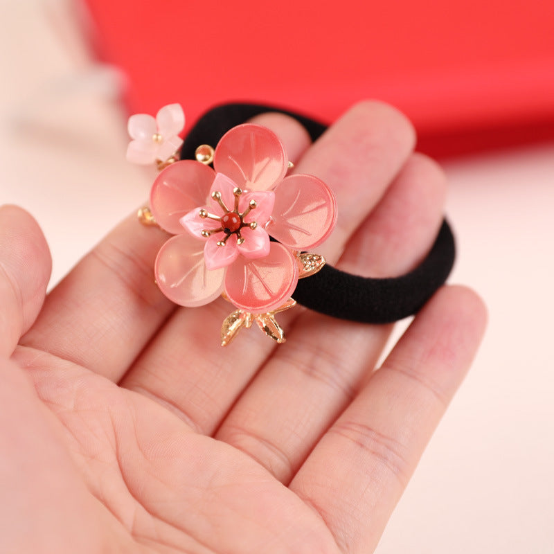 Personalized Headwear With Ponytail Hair Tie