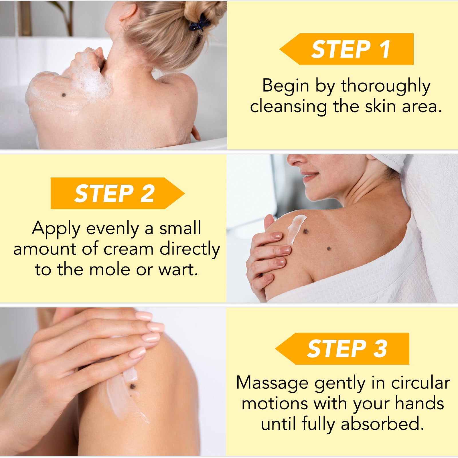 Exfoliating Smooth Skin Moles Wart Cream