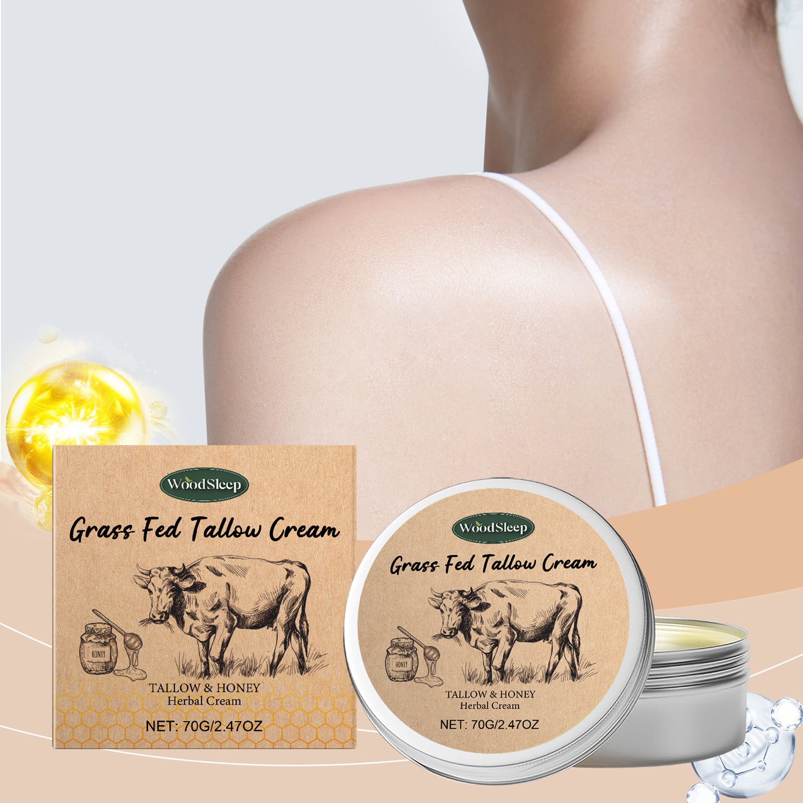 Tallow Skin Moisturizing Cream Dry And Nourishing