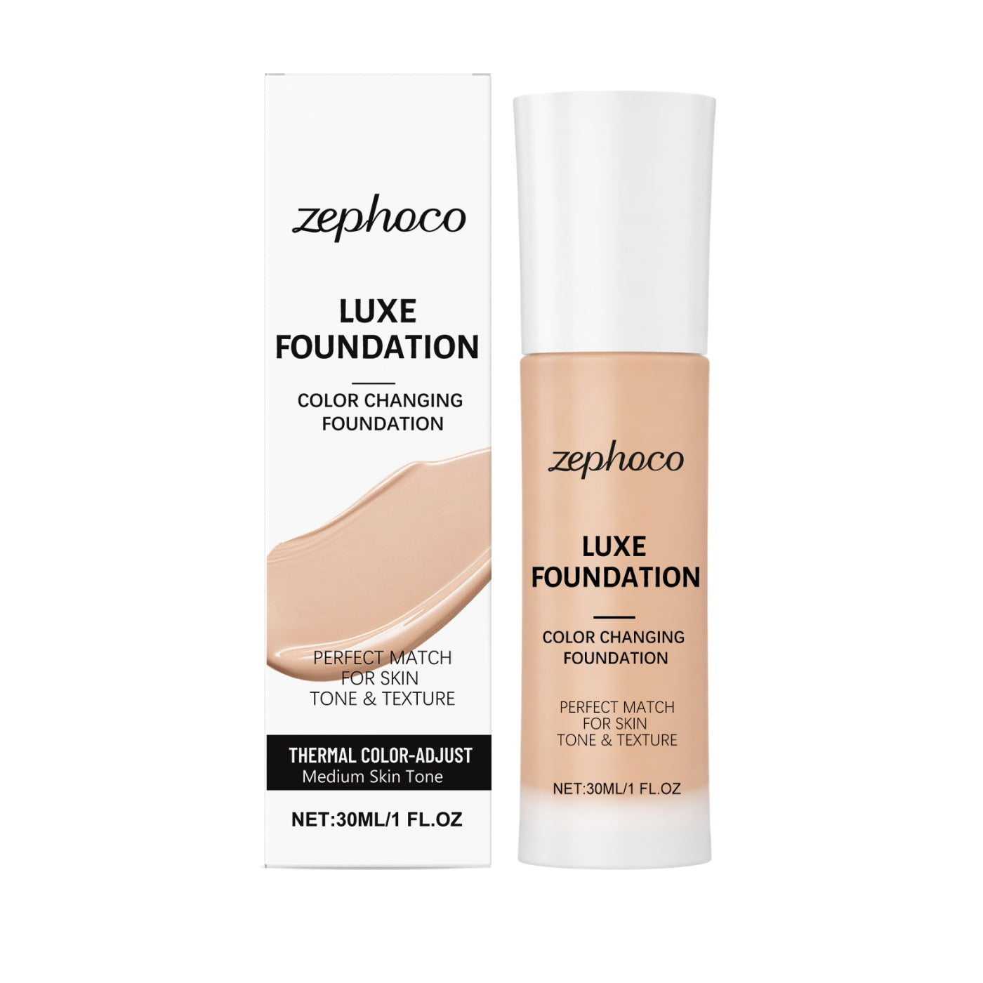 Temperature-sensitive Toning Liquid Foundation