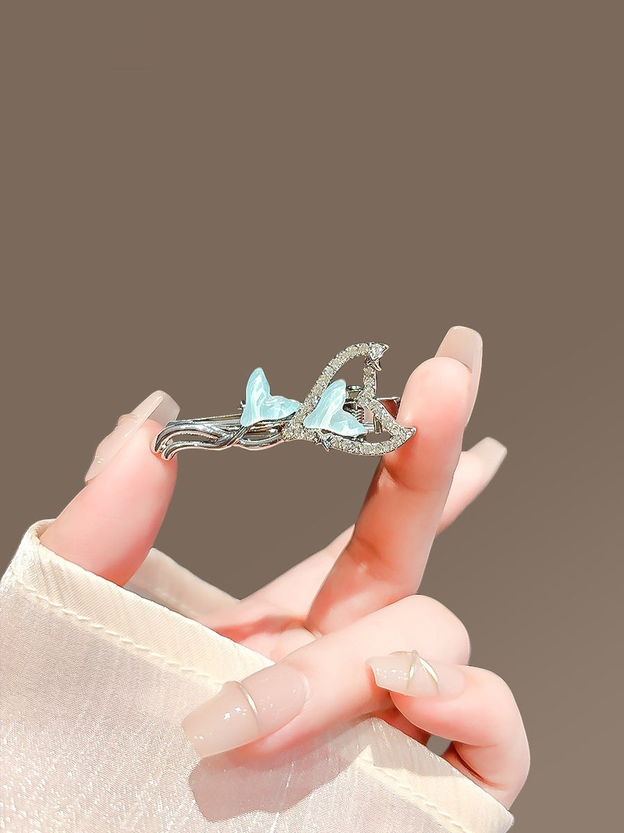 Clip Hairware Full Diamond Wheat Grip