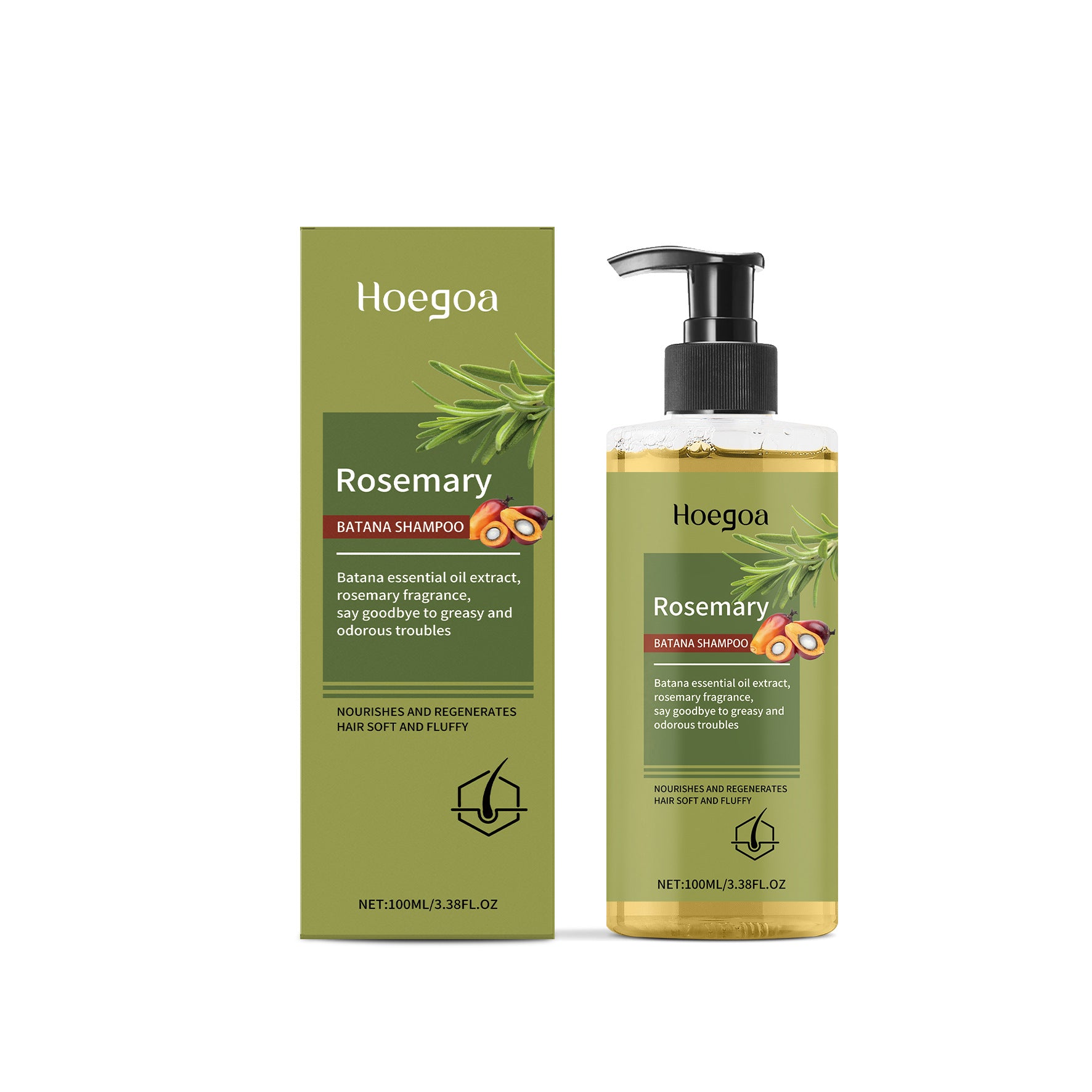 HoeGoa Rosemary Shampoo Moisturizing And Cleaning