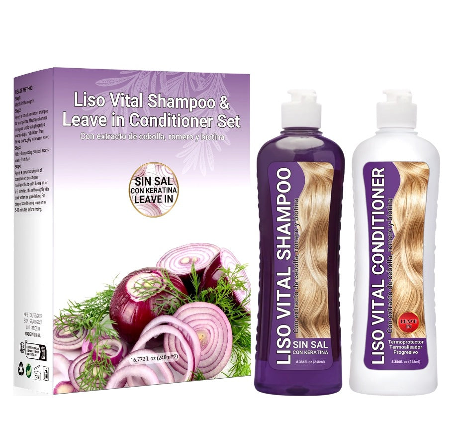 YILEST Purple Onion Smoothing Vitality Shampoo Suit