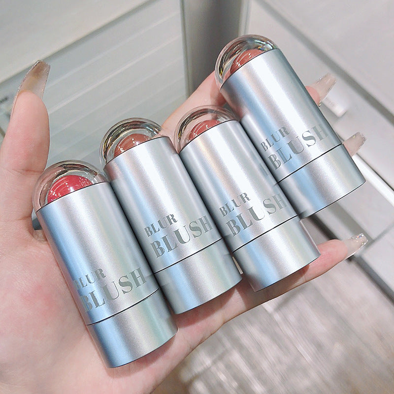 Blur Touch Color Mist Silver Tube Blush Stick Lips And Cheeks Can Be Used For Natural Development