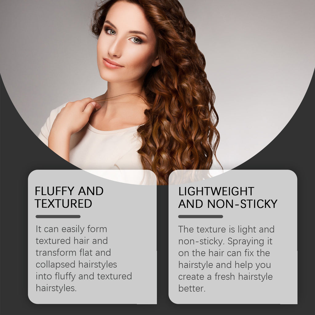 HoeGoa Hair Styling Spray Fluffy Disposable Hair Styling Sea Salt Care Fixature Spray