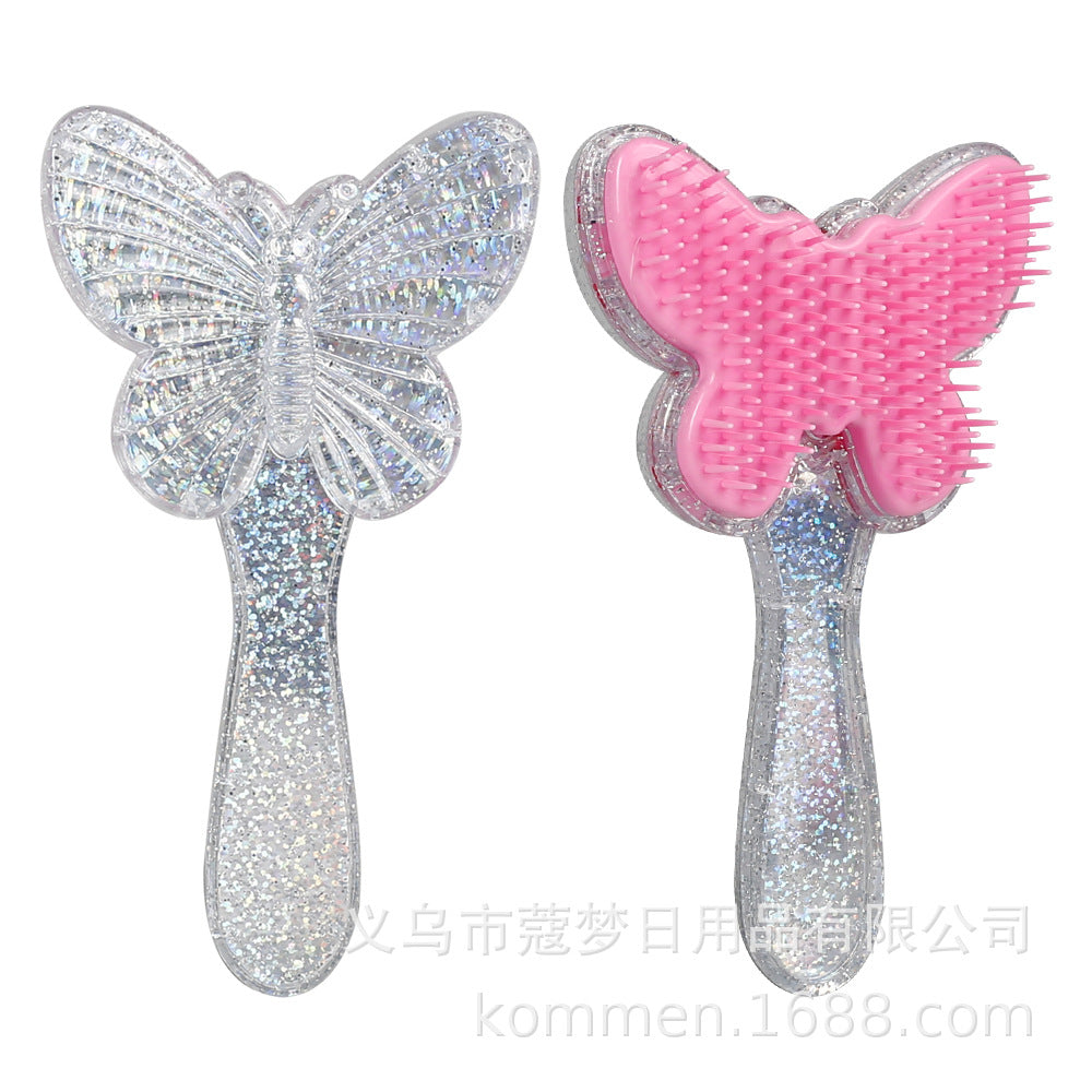 Butterfly Comb Cute Girl Glitter