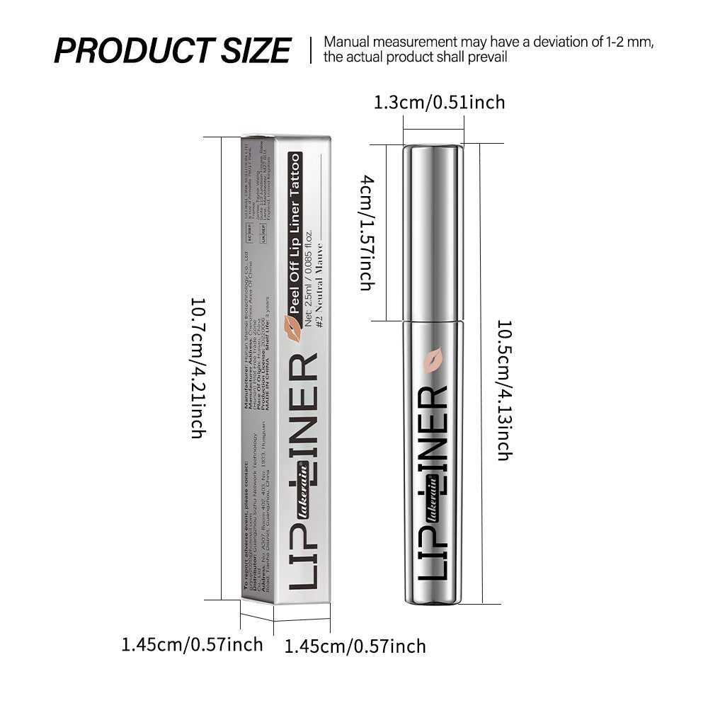 Nonstick Cup Long-lasting Stripping Tear And Pull Lip Liner Not Smudge Pen