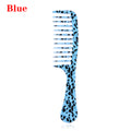 Fashionable Plastic Leopard Print Large Tooth Comb