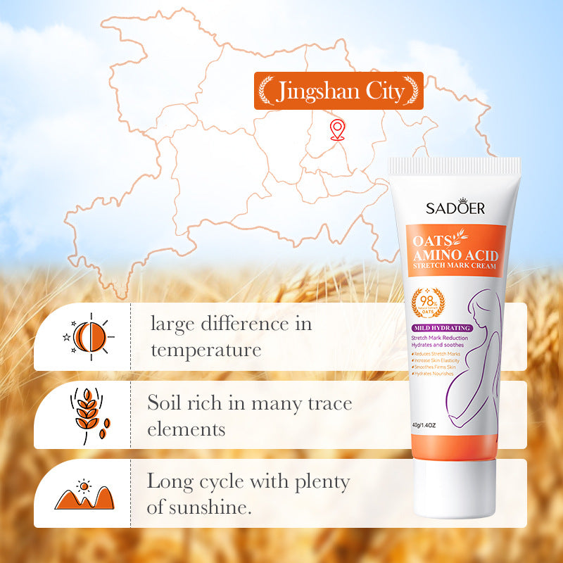English SADOER Oat Stretch Marks Removing Cream