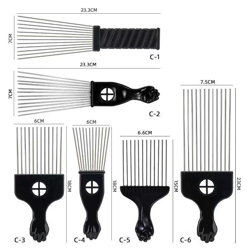 Male Creative Portable Household Steel Needle Comb