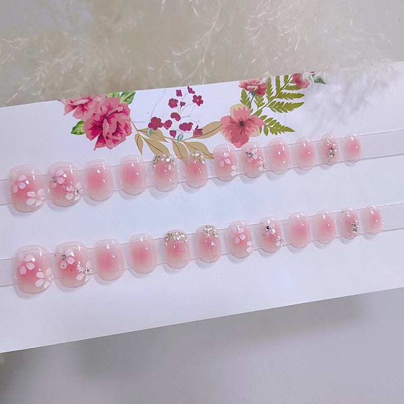 Rose Flower Beads Blush Wear Armor With Diamond
