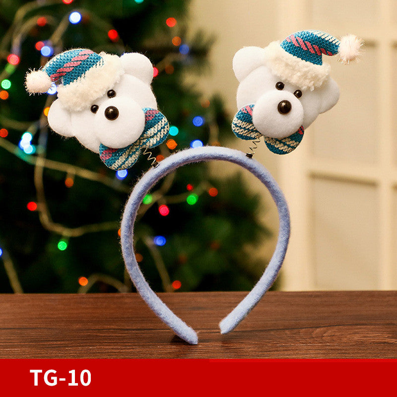 Adult Children Non-woven Fabric Small Antler Bell Headband