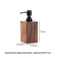 Walnut Solid Wood Split Shampoo Storage Bottle
