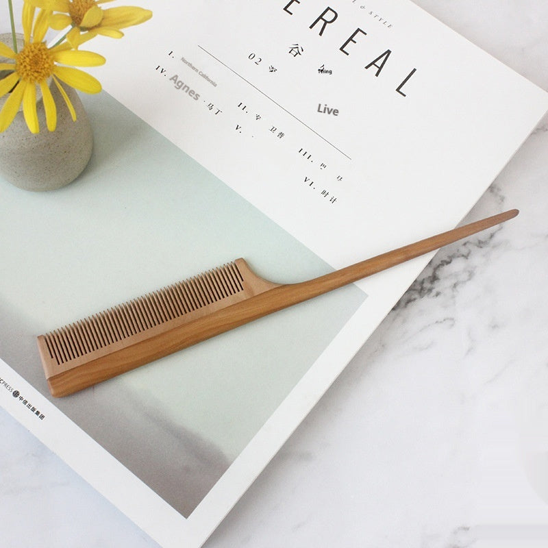 Green Sandalwood Hair Tail Comb