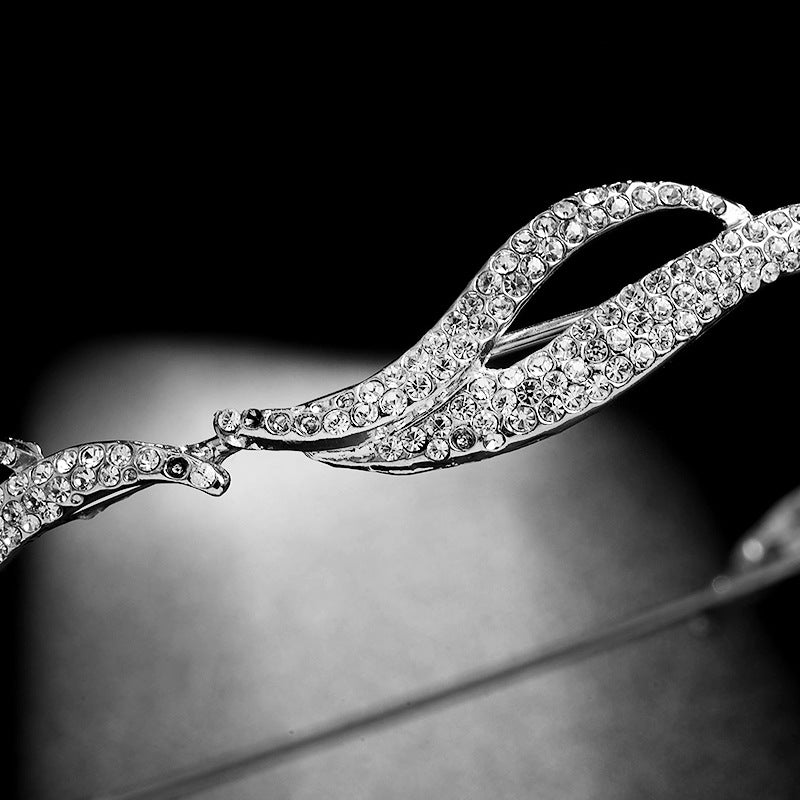 Simple Marriage Crown Princess Rhinestone