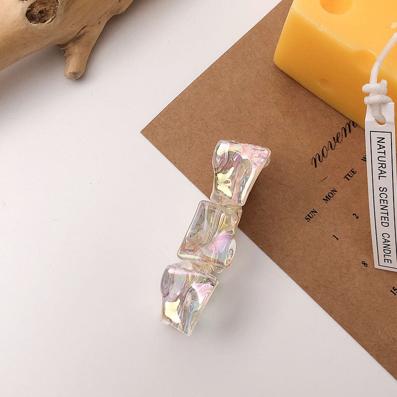 Irregular Ice Cube Hairpin All Match