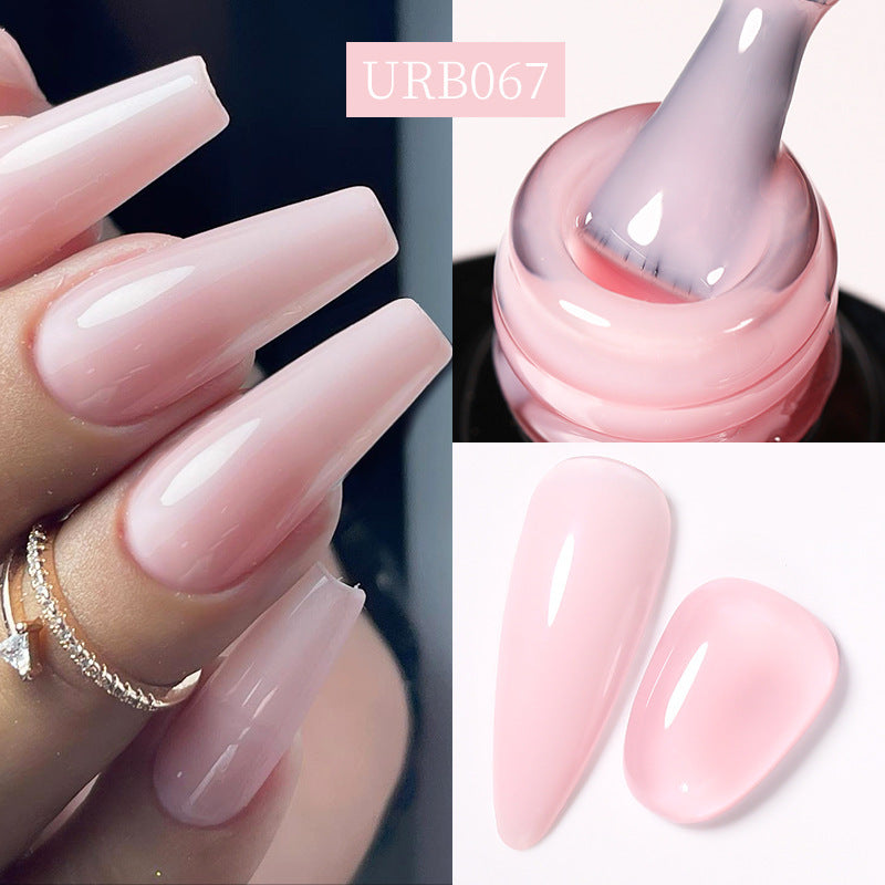 UR Sugar Reinforced Long-lasting No-file Base Coat With Shimmering Glitter Gel Polish