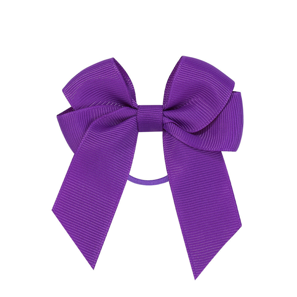Handmade Baby Double-layer Polyester Ribbon Satin Bow Children's Hair Clip Accessories