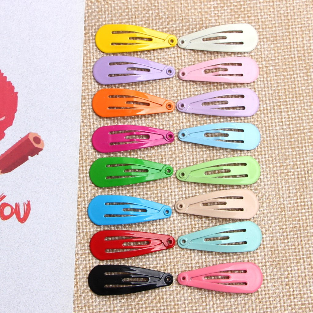 Children's Water Drop Paint Bangs Hairpin
