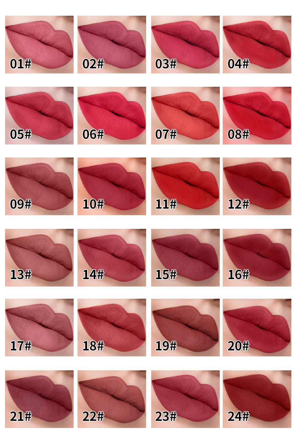 MISS ROSE Lipstick Compact 4 Color Lip Gloss Plate Moisturizing Easy To Color Lipstick Foreign Trade Exclusive For Cross-border In Stock Wholesale