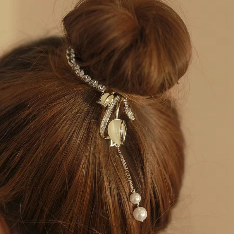 Women's Fashion Rhinestone Pearl Headwear