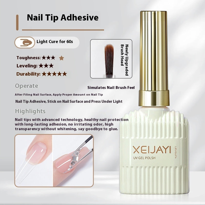 XEIJAYI Glass Sealing Layer Reinforced Bottom Nail Tip Adhesive Wear Nail Polish Gel