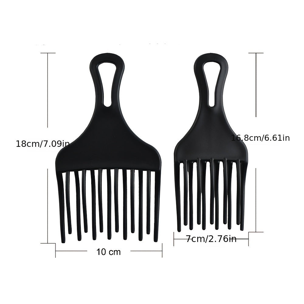 Double-layer Retro Men's Hairdressing Comb