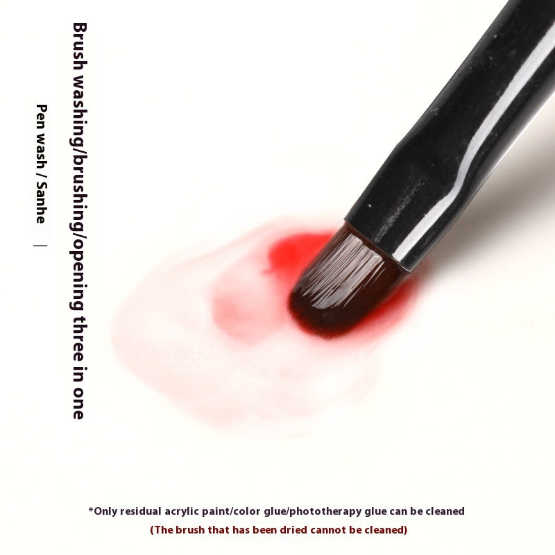 AS Nail Art Brush Washing Hydrogel Color Glue Deep Cleaning Without Residue
