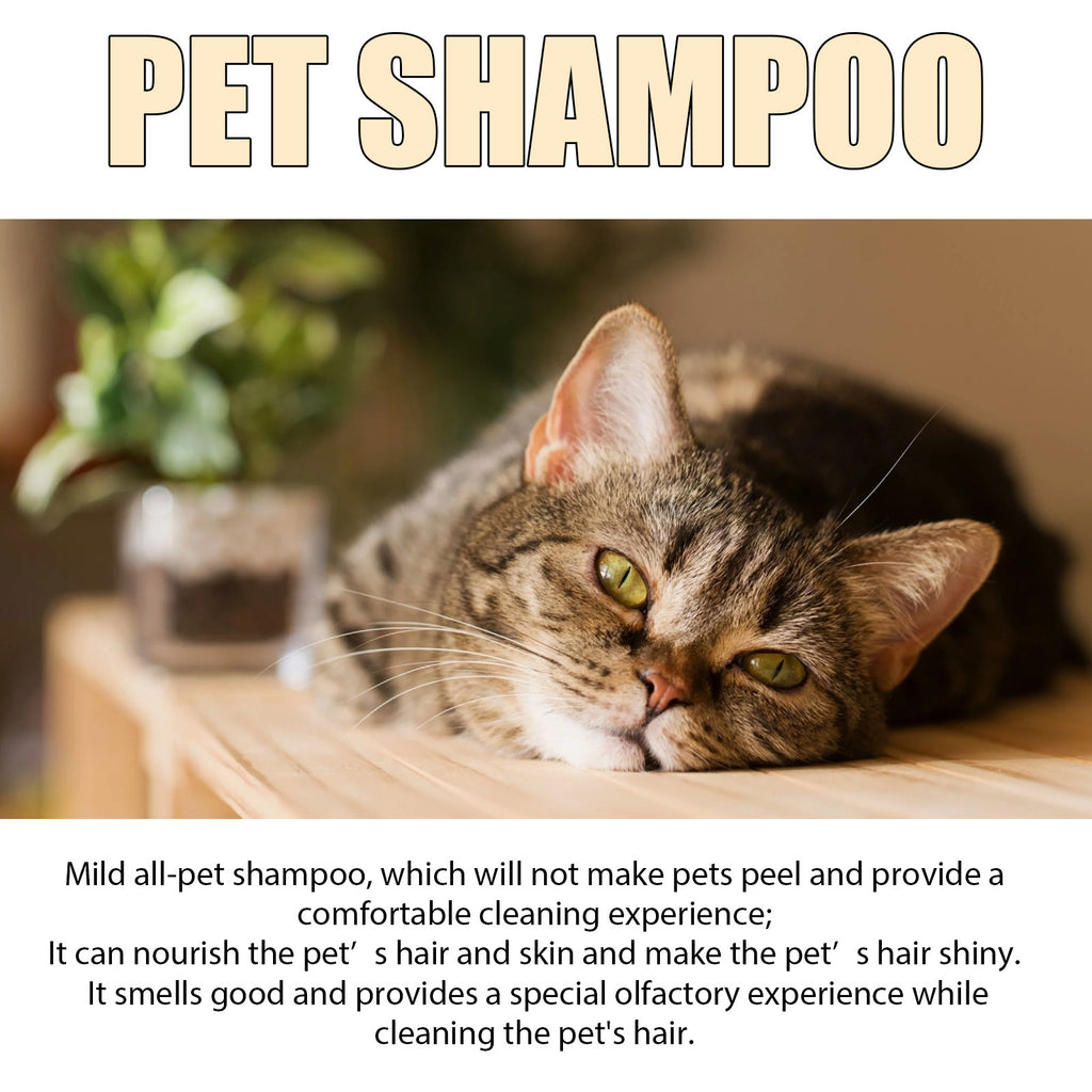YegBong Pet Shampoo Mild And Clean Pet Cat And Dog Hair Soft And Unknotted Shampoo Shampoo