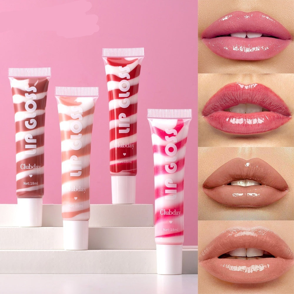 Hose Pearlescent Thin And Glittering Moisturizing Fruit Flavor Lip Gloss