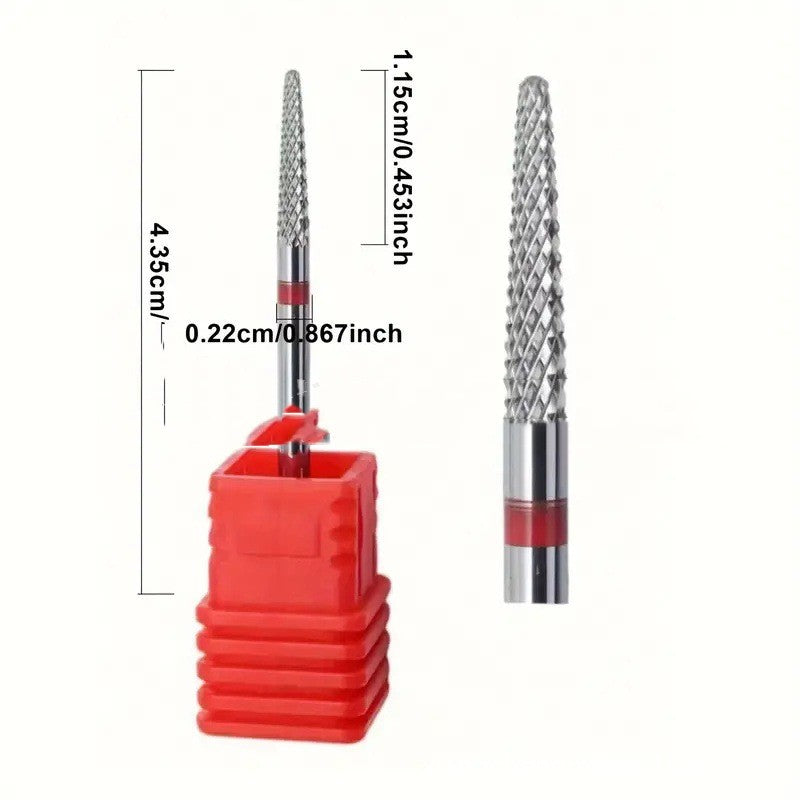 Carbide Nail Art Tungsten Steel Grinding Head Nail Removal Tool