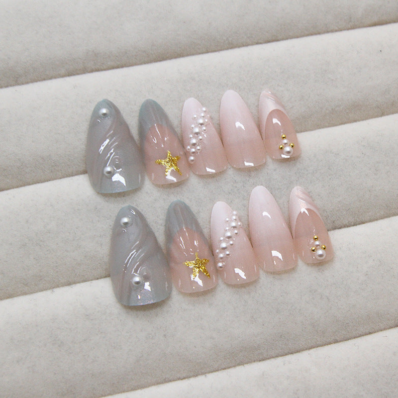 Ocean Nail Patch Shell Wearing Armor Star