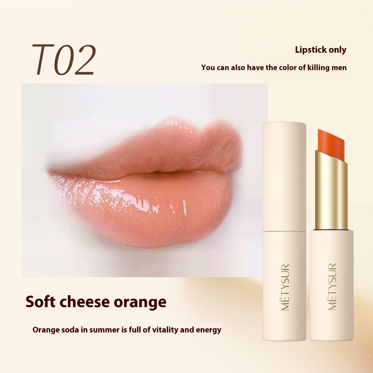 Metysur Casual Moisturizing Temperature Change Lipstick
