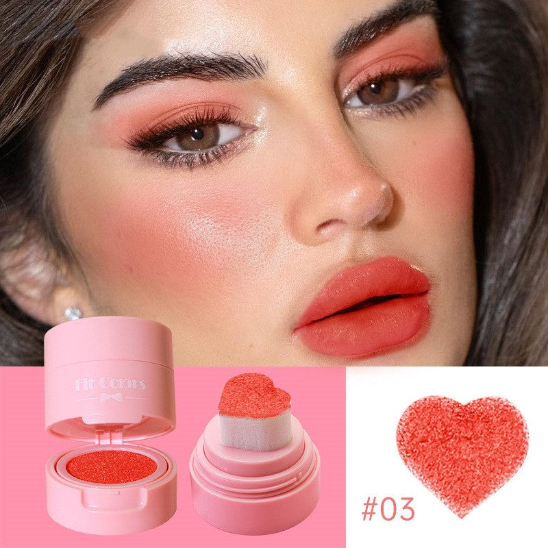 Fit Colors 6 Color Love Air Cushion Blusher Seal Repair Liquid Blush
